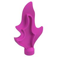 Duplo Wave (Fire, Water, Flame) 2 × 1 × 5 with Non-Marbled Tip Dark Pink