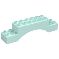 Duplo Brick 2 × 10 × 2 Arch Light Aqua