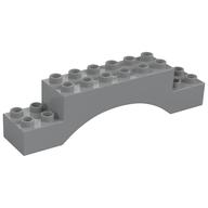 Duplo Stein 2 × 10 × 2 Bogen Hellblaugrau