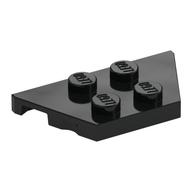 Wedge Plate 2 × 4 Black