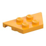 Keil Platte 2 × 4 Leuchtendes Hellorange