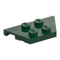 Wedge Plate 2 × 4 Dark Green