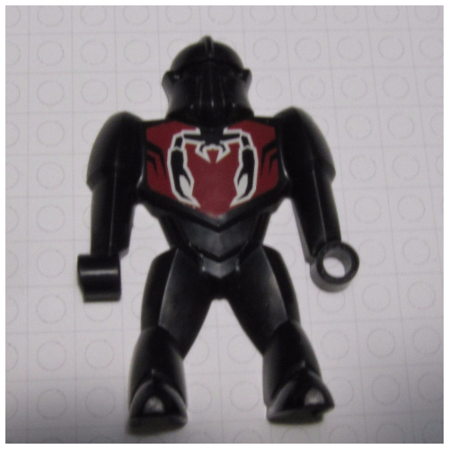 Body from Nestle Promo Figure - Shadow Knight with Spear and Shield Schwarz
