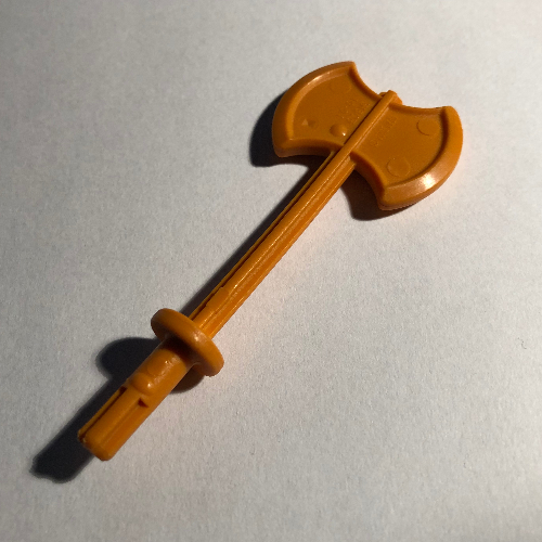 Weapon Axe from Nestle Promo Figure Earth Orange