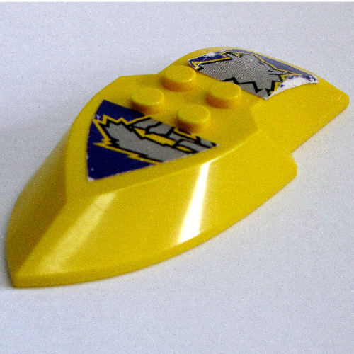 Shield from Nestle Promo Figure - Danju with Mace and Shield Gelb