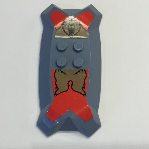 Shield from Nestle Promo Figure - Santus with Sword and Shield Sandblau