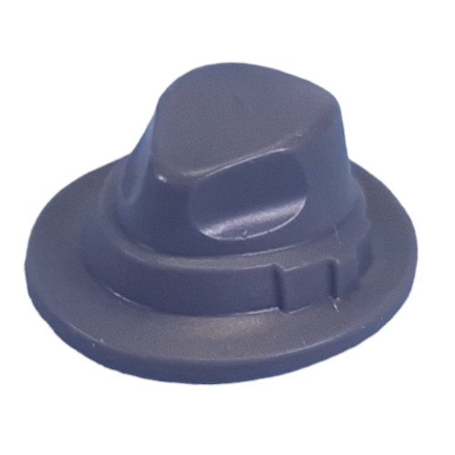 Hair and Hat, Fedora Dark Bluish Gray