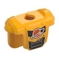 Minifig Neckwear Space Suit with Classic Space Logo print Leuchtendes Hellorange