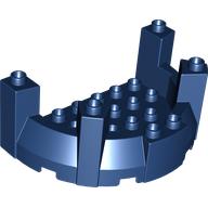 Duplo Building Turret Top - Castle Dunkelrot