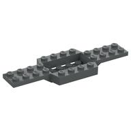 Vehicle Base 4 × 12 × 3/4 with 4 × 2 Recessed Center with Smooth Underside