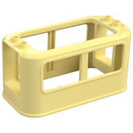 Duplo Train Passenger Cabin 4 × 8 × 3 1/2 Bright Light Yellow