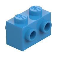 Brick Special 1 × 2 with Studs on 2 Sides Dark Azure