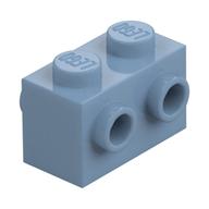 Brick Special 1 × 2 with Studs on 2 Sides Sand Blue