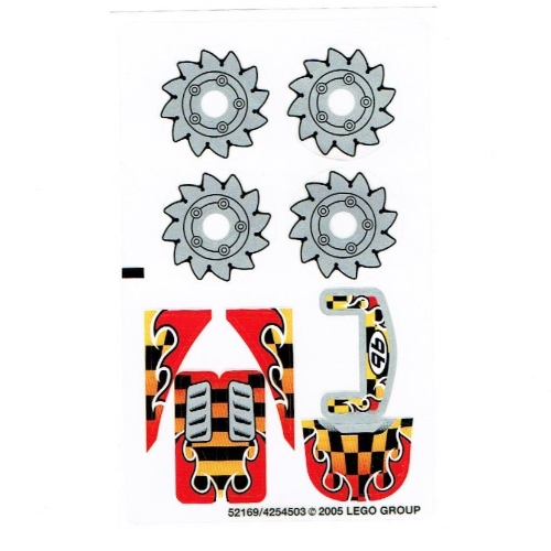 Sticker Sheet for Set 8648-1 [No Color/Any Color]
