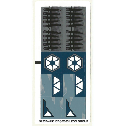 Sticker Sheet for Set 7252-1 [No Color/Any Color]