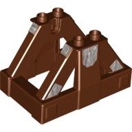 Duplo Catapult Base Rotbraun