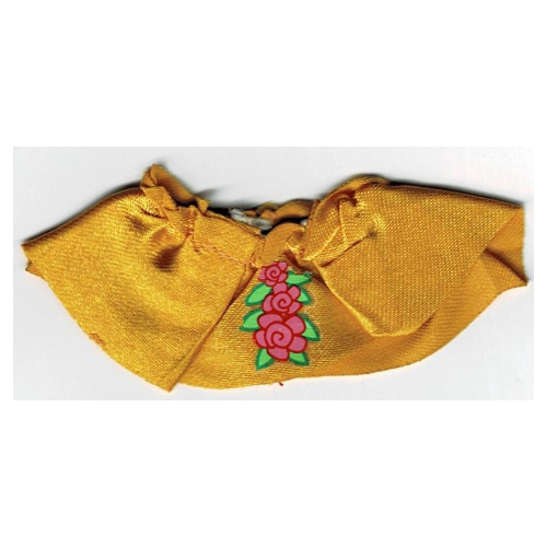 Duplo Skirt with Pink Roses Orange