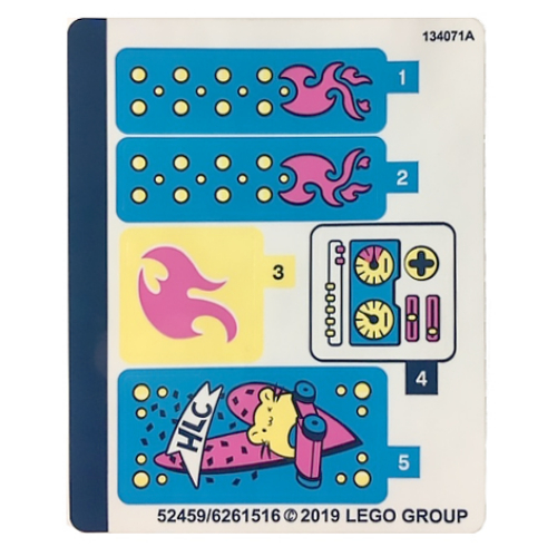 Stickerbogen für Set 41383-1 [Keine Farbe/Beliebige Farbe]