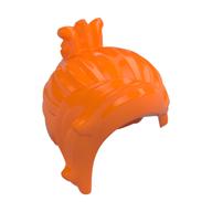 Hair Long Bangs Right, Clipped-Up Ponytail Orange