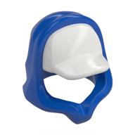 Hood over Cap White Pattern in 