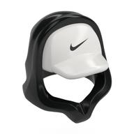 Hood over Cap White with Nike Logo print Schwarz