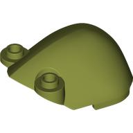 Large Figure Limb Cover 4 × 5 with 2 Studs Olive Green