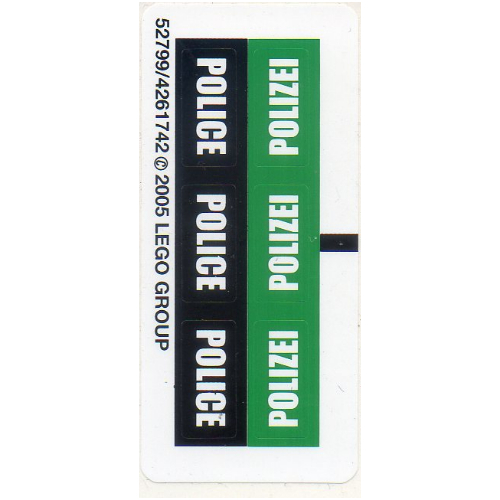 Sticker Sheet for Set 7235-1 [No Color/Any Color]