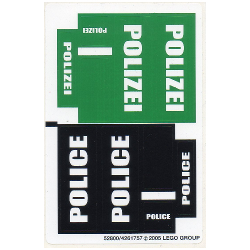 Stickerbogen für Set 7245-1 [Keine Farbe/Beliebige Farbe]