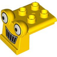 Duplo Backhoe Grille (Scoop) Print Yellow