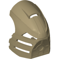 Large Figure Mask Hau (Toa Lhikan) Flat Dark Gold