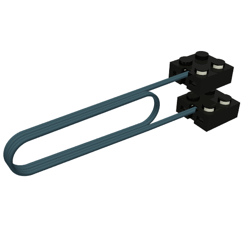 Wire with Brick 2 × 2 × 2/3 Pair, 36L