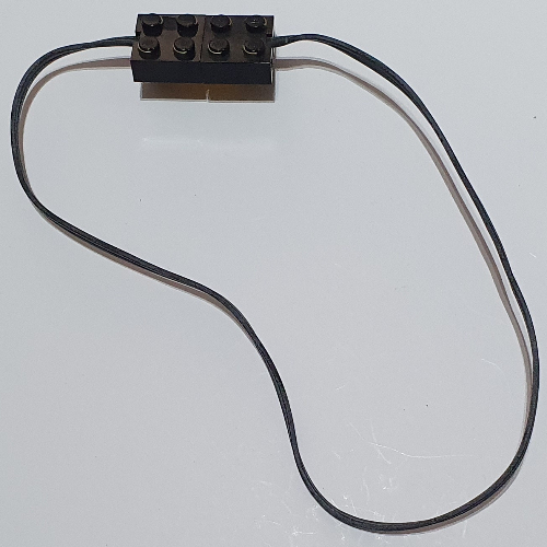 Wire with Brick 2 × 2 × 2/3 Pair, 46L Schwarz
