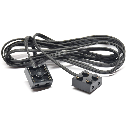 Wire with Brick 2 × 2 × 2/3 Pair, 162L Schwarz