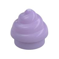 Plate Round 1 × 1 Swirled Top / Poo Lavender