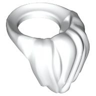 Minifig Neckwear Beard, Long White