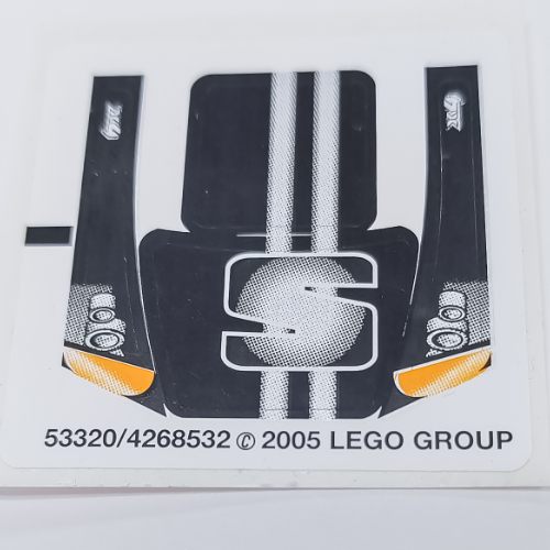 Stickerbogen für Set 8658-1 [Keine Farbe/Beliebige Farbe]