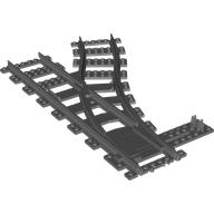 Vehicle Track, Train, Plastic (RC Trains) Switch Point Right Dunkelblaugrau
