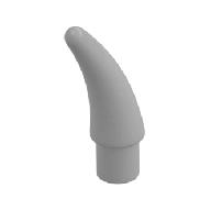 Animal Body Part, Barb / Claw / Tooth / Talon / Horn, Small Pearl Light Gray