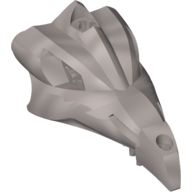 Creature Body Part, Dragon Head Upper Jaw Beaked in Pearl Light Gray