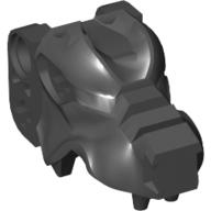 Animal Body Part, Wolf Head, 'Fenris Wolf' Black