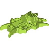 Large Figure Foot, Claws, Toa Inika Lime