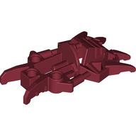 Large Figure Foot, Claws, Toa Inika Dunkelrot