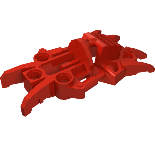 Large Figure Foot, Claws, Toa Inika Rot