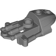 Large Figure Limb Cover (Toa Inika) Flat Silver