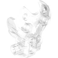 Large Figure Limb Cover / Torso Cover (Toa Inika) Pearl Dark Gray