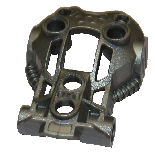 Large Figure Limb Cover / Torso Cover (Toa Inika) Mattsilber