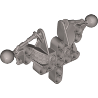 Large Figure Skeletal, Torso, Upper, with 2 Ball Joints (Toa Inika) Perlhellgrau