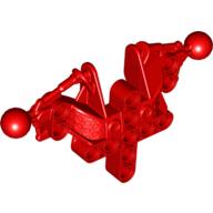 Large Figure Skeletal, Torso, Upper, with 2 Ball Joints (Toa Inika) Red
