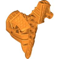 Large Figure Torso Cover, Armour, Toa Inika (Type 2) [Plain] Orange