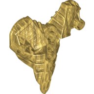 Large Figure Torso Cover, Armour, Toa Inika (Type 2) [Plain] Pearl Gold
